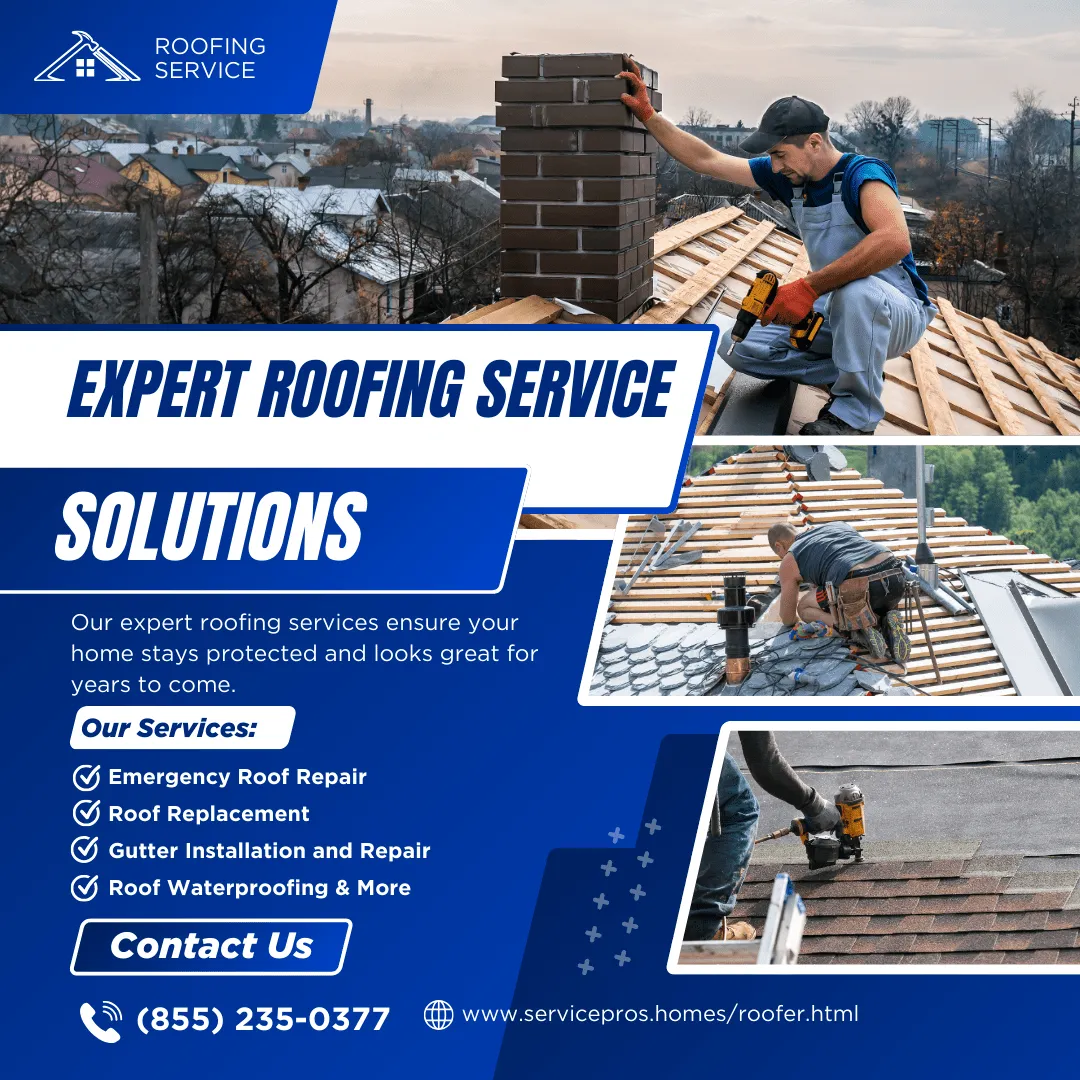 Full-service roofing team completing a residential roof replacement project